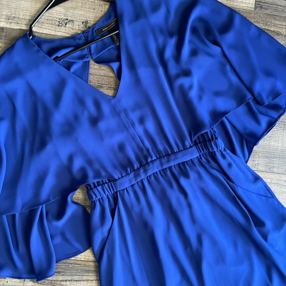 Blue Flowy Midi Dress 💙
